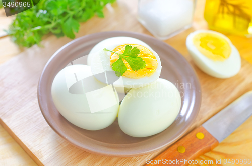 Image of boiled eggs
