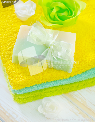 Image of aroma salt and soap
