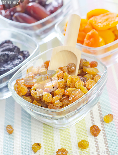 Image of dried apricots, raisins and dates