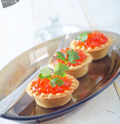Image of tartalets with caviar
