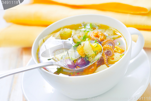 Image of fresh soup