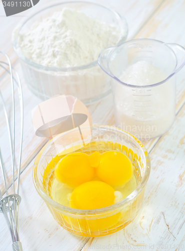 Image of ingredients for dough