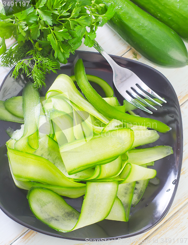 Image of salad with cucumber
