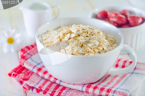 Image of oat flakes