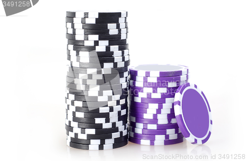 Image of chips for poker