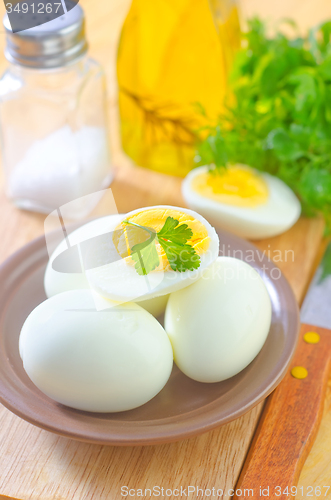 Image of boiled eggs