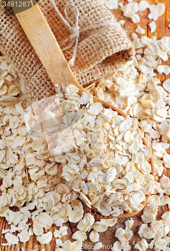 Image of oat flakes