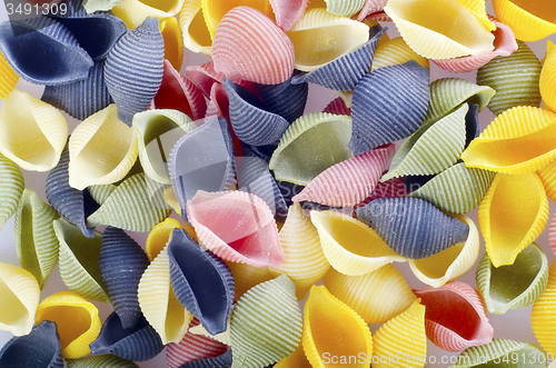 Image of color pasta