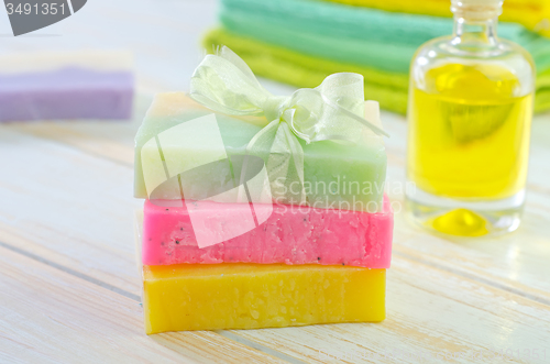 Image of color soap