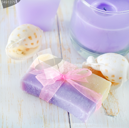 Image of soap and candle