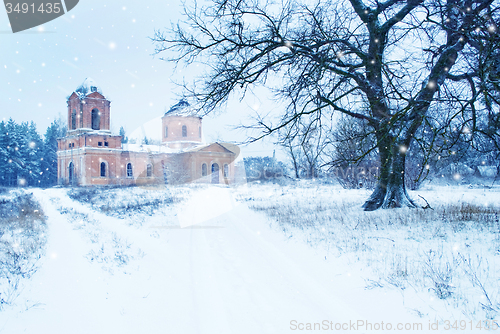 Image of Old church in vilage