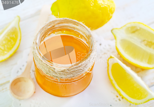 Image of honey with lemon