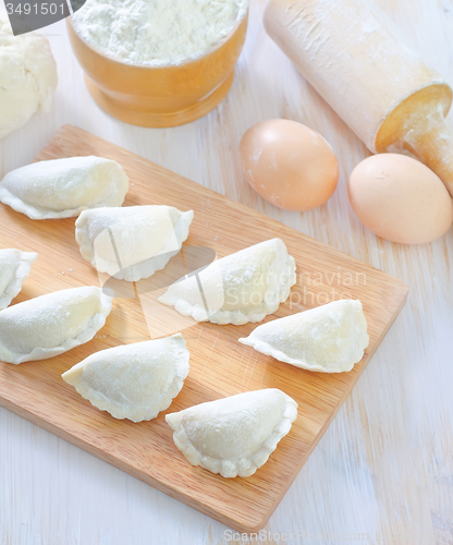 Image of raw dumpling