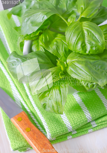Image of basil and tomato