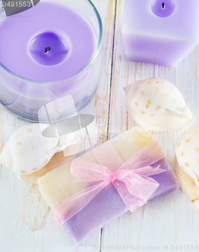 Image of soap and candle