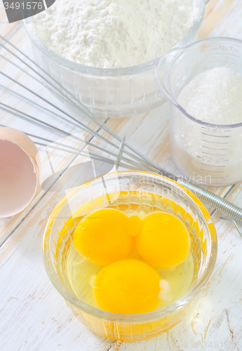 Image of ingredients for dough