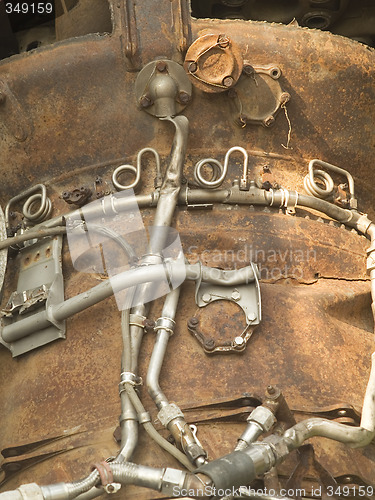 Image of Rusty engine parts