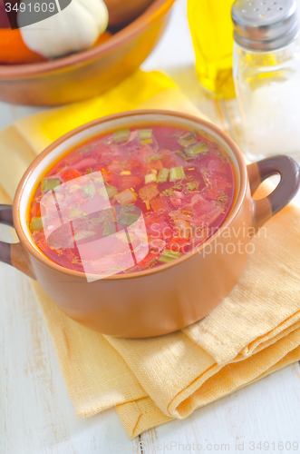 Image of fresh soup