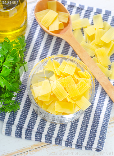 Image of raw pasta