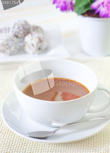 Image of cocoa with candy