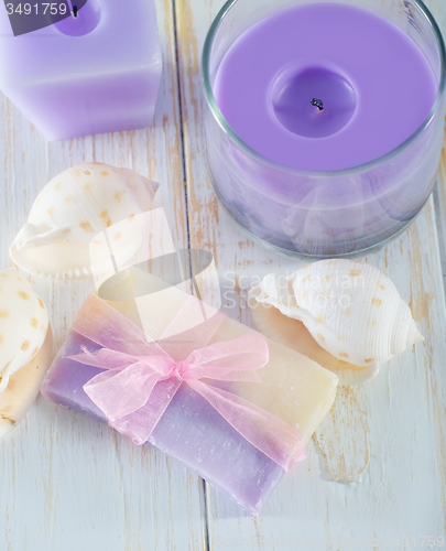 Image of soap and candle