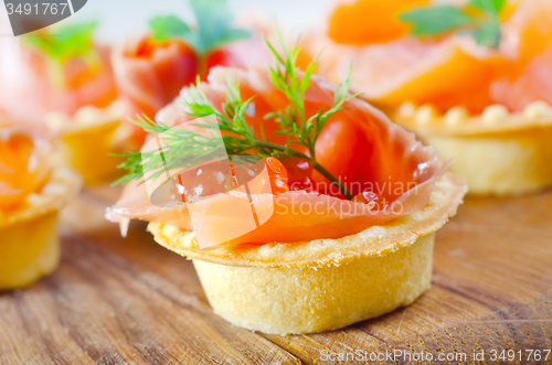 Image of basket with salmon