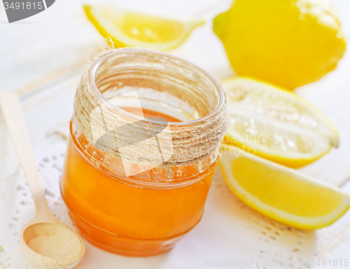Image of honey with lemon