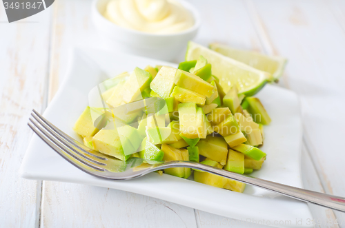 Image of salad with avocado