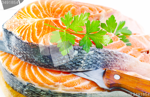 Image of red salmon