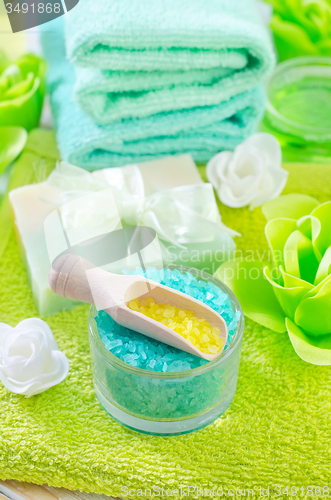 Image of sea salt and soap