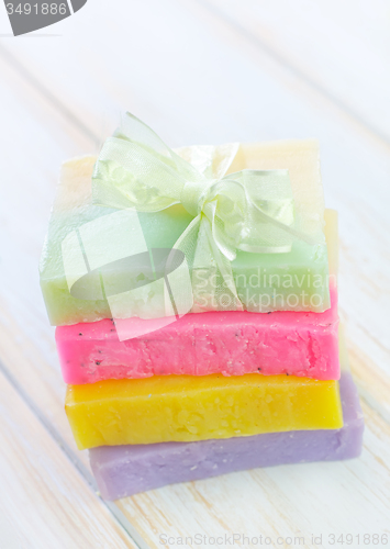 Image of color soap