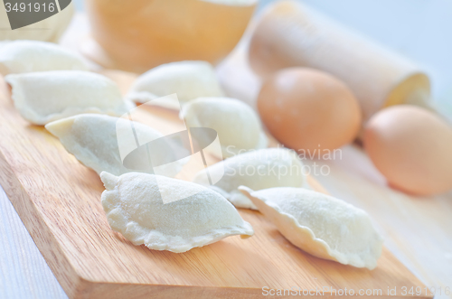 Image of raw dumpling