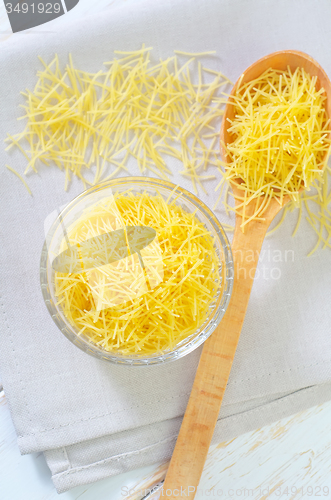 Image of raw pasta