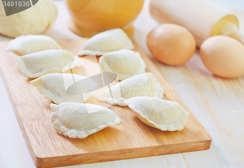 Image of raw dumpling