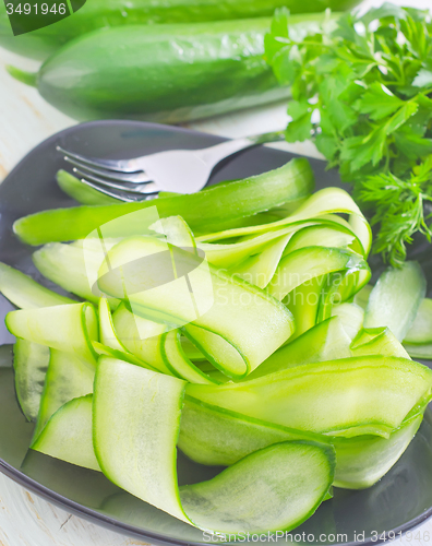 Image of salad with cucumber