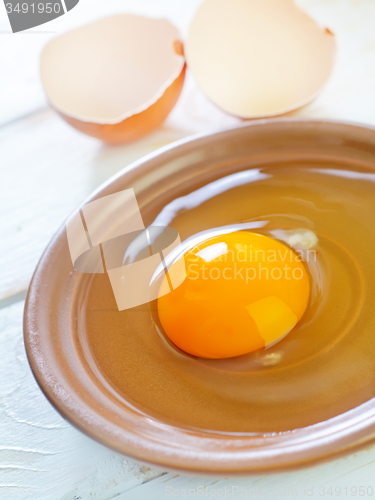 Image of raw eggs