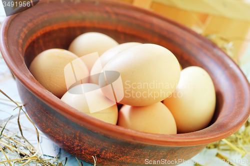 Image of raw eggs