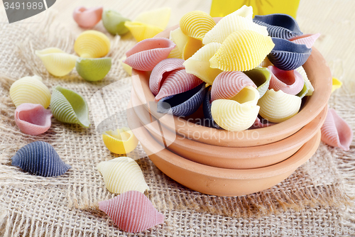 Image of color pasta