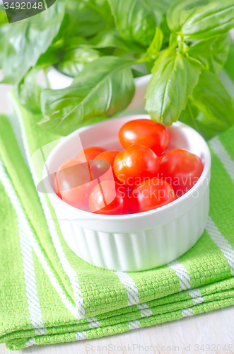 Image of basil and tomato