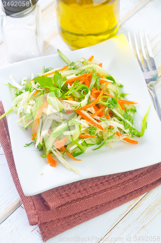 Image of fresh salad with vegetable