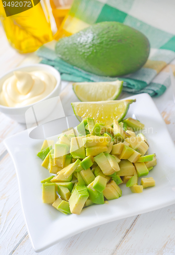 Image of salad with avocado