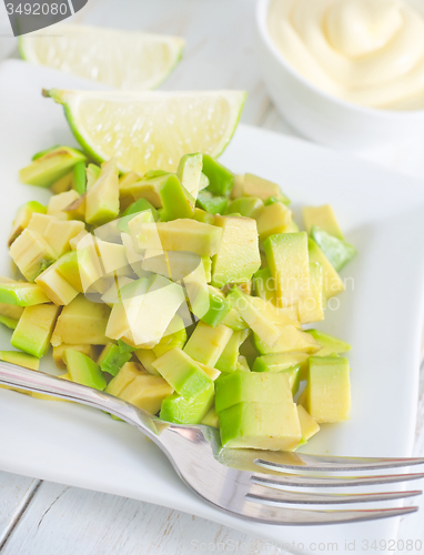 Image of salad with avocado