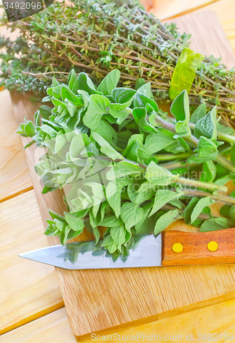 Image of oregano with thyme