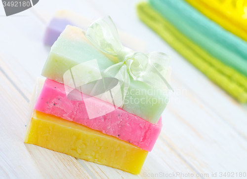 Image of color soap