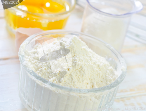 Image of ingredients for dough