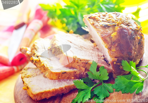 Image of baked meat