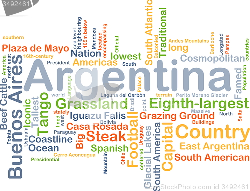 Image of Argentina background concept
