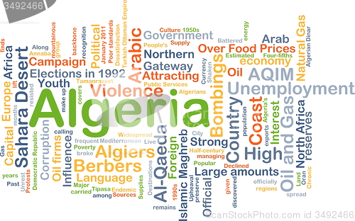 Image of Algeria background concept