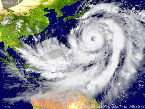 Image of Hurricane north of Australia