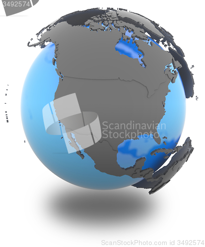 Image of North America on Earth